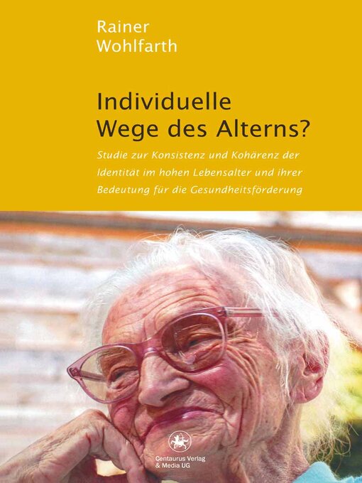 Title details for Individuelle Wege des Alterns? by Rainer Wohlfarth - Available